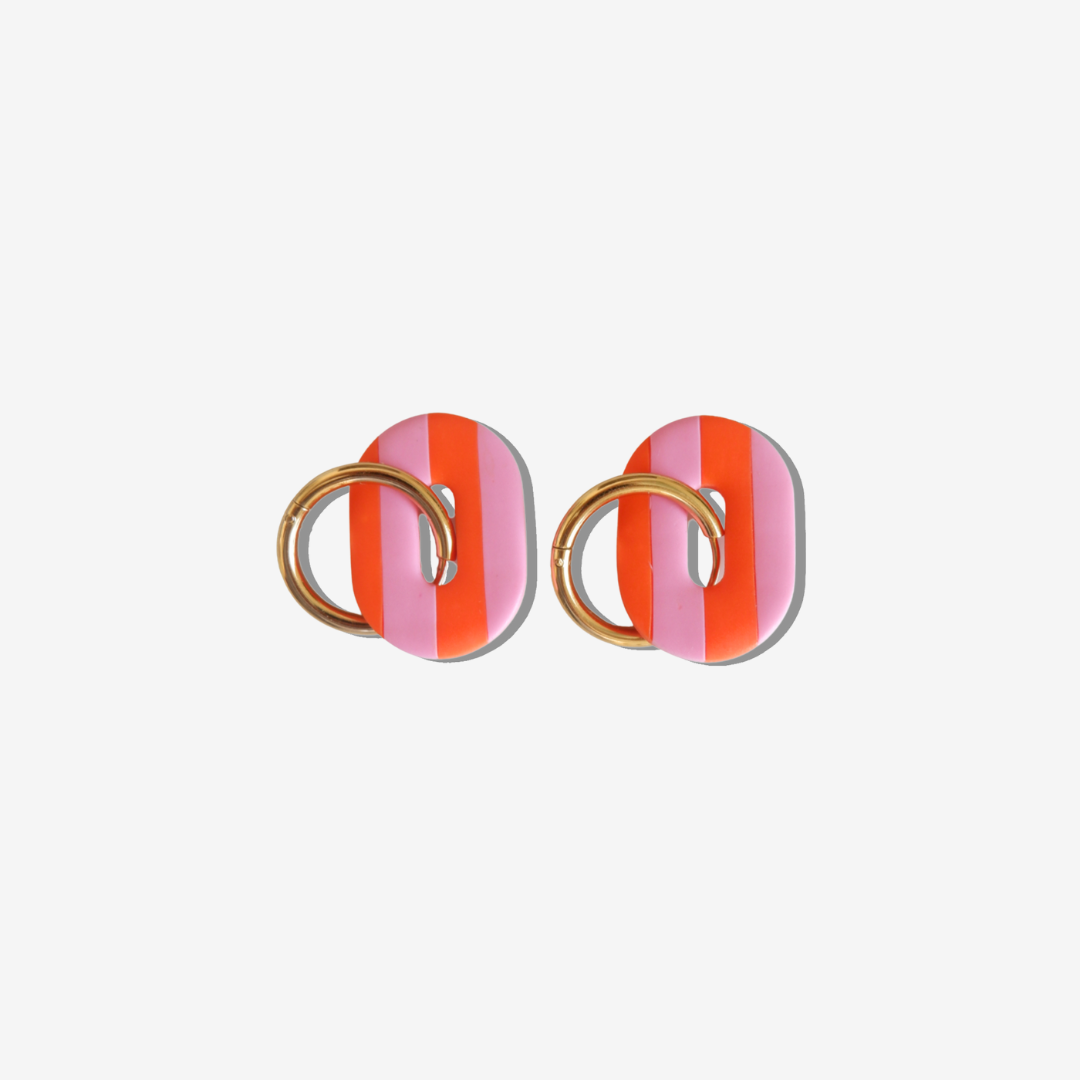 Stripy oval