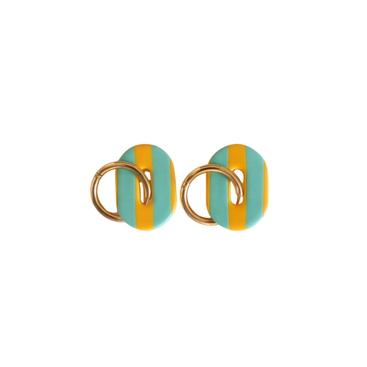 Stripy oval